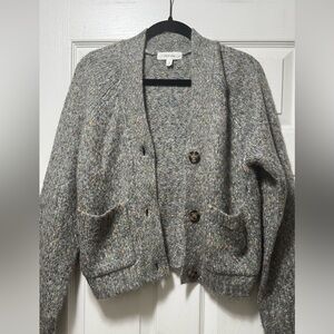 Per Una Multicolor Speckled Knit Cardigan